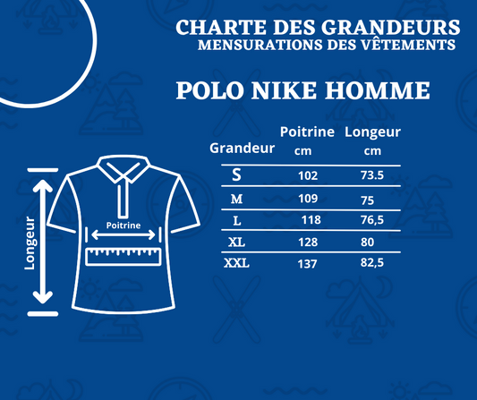 SG20B - Polo Nike bleu