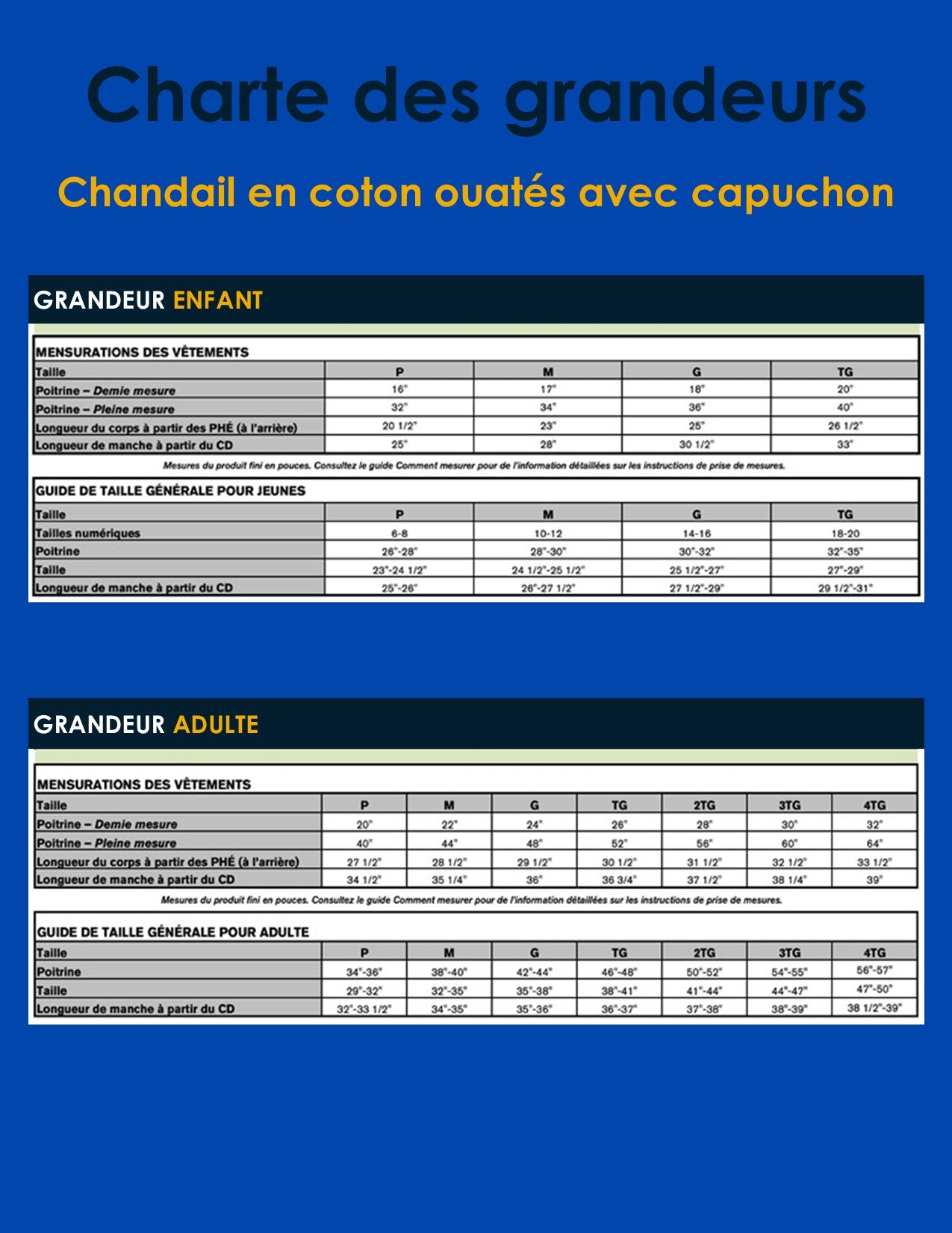 SG10 - Chandail noir Santé globale en coton ouaté à capuchon