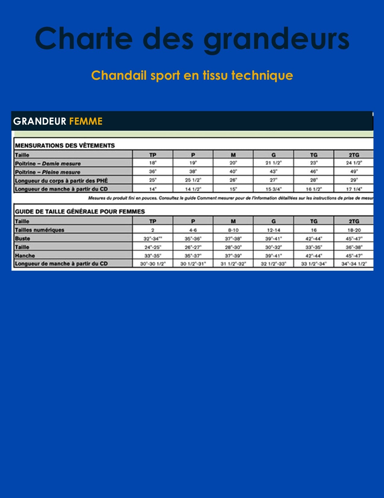 SG13 - T-shirt bleu Santé globale à manches-courtes en tissu technique (sport) col en "V"
